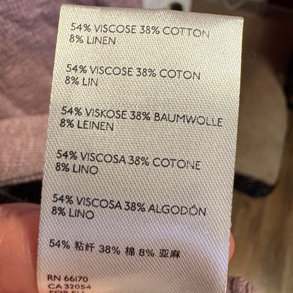 Free People Beach Sleeveless Knit Sweater Midi Dress Purple Pink Linen Blend L - Picture 5 of 9